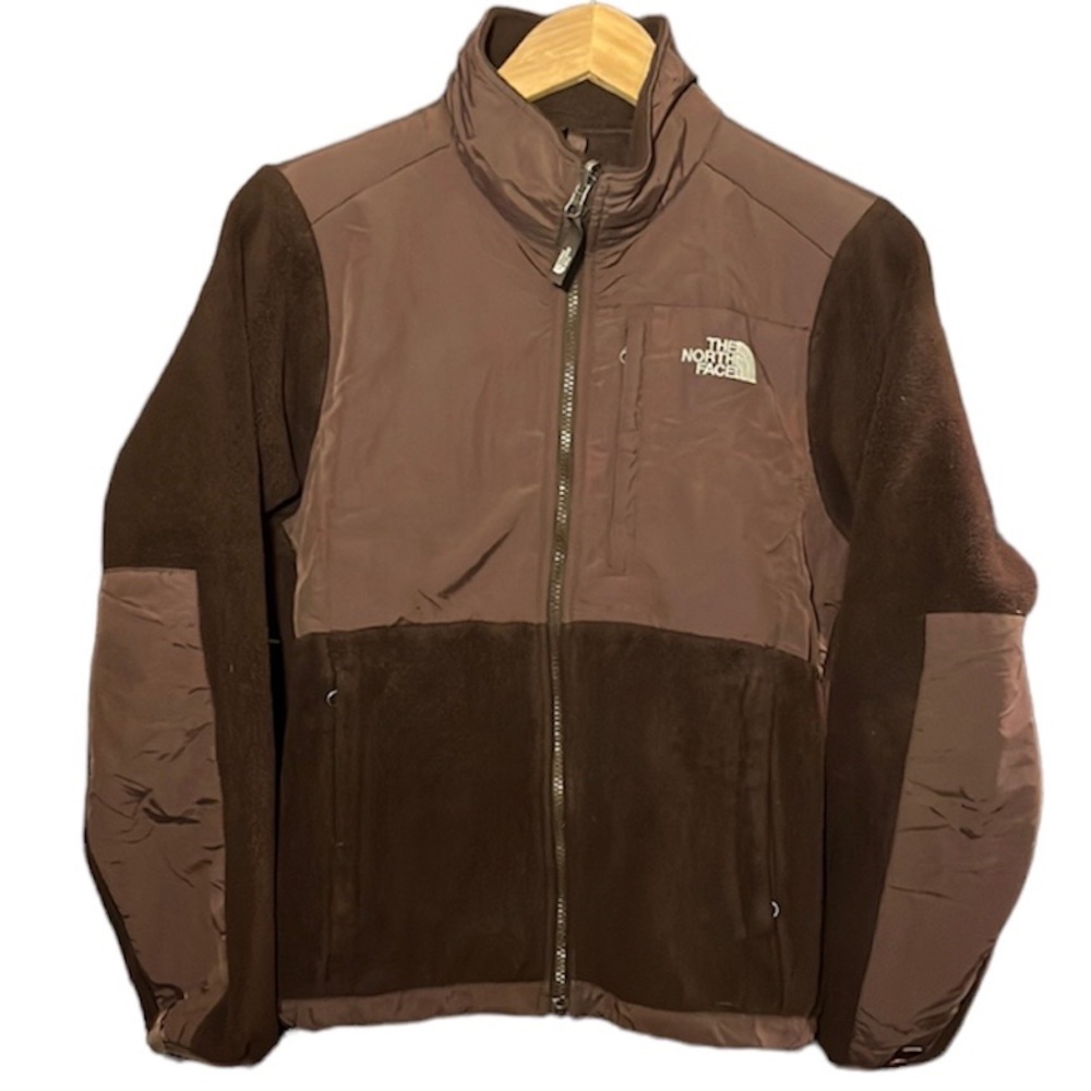 The North Face Brown Denali Full Zip Polartec Fleece Jacket